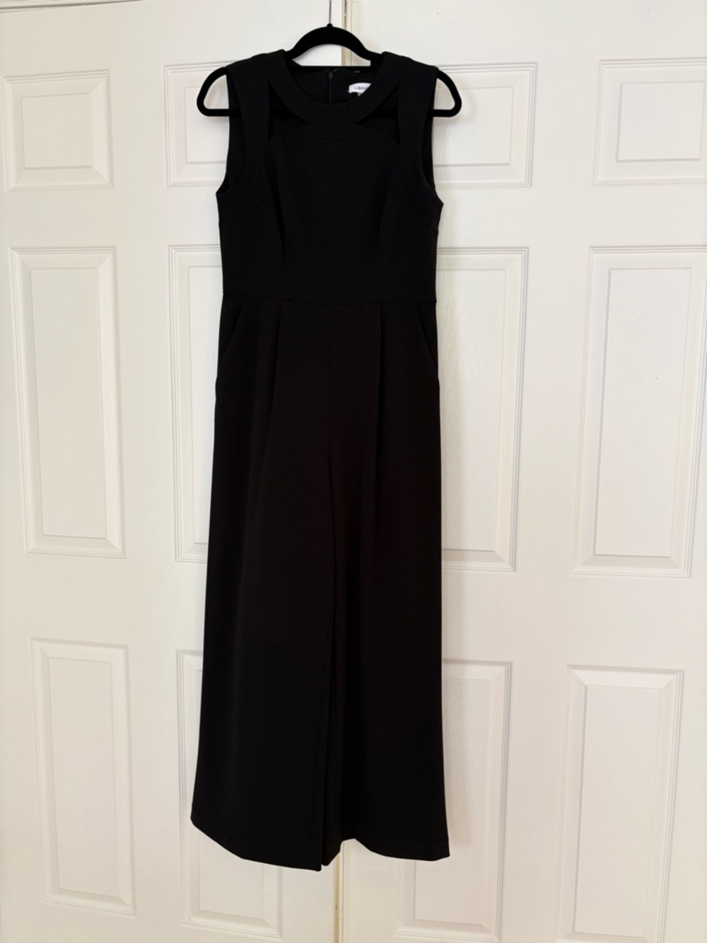 Calvin Klein Black Sleeveless Maxi Dress